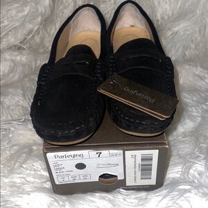 NIB Parfeying Women's 7 Suede Leather Penny Loafers Driving Moccasins Slip On